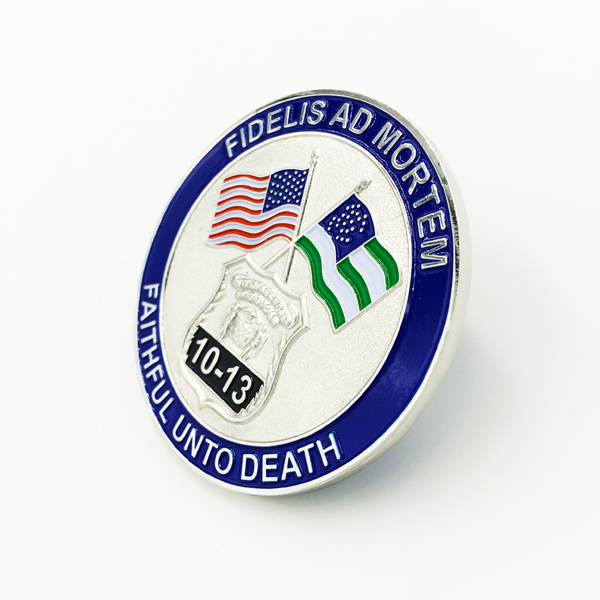 fidelis ad mortem faithful unto death challenge coin