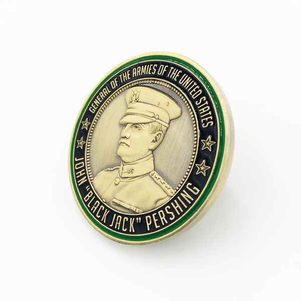 john black jack pershing challenge coin